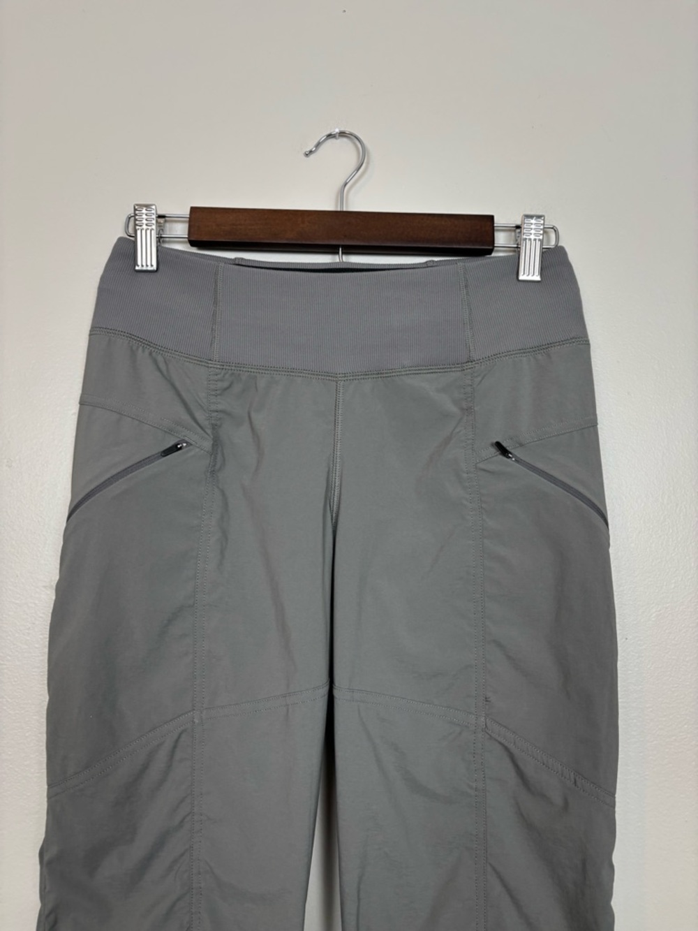 Prana Pants Womens XS Grey Koen Mid Rise Stretch Outdoors Hiking Regular Fit - Picture 2 of 9